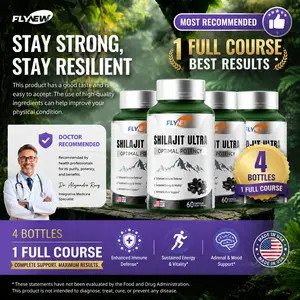 FlyNew Alpha Brain Nootropic Supplement for Men & Women | Memory, Mental Clarity & Cognitive Improvement | Focus Capsules with L-Arginine, Shilajit & Pomegranate (30 Count)