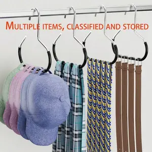 Multifunctional Closet Organizer Set, Space-Saving Storage Solution for Hats Scarves Belts Bras, Durable & Versatile Design