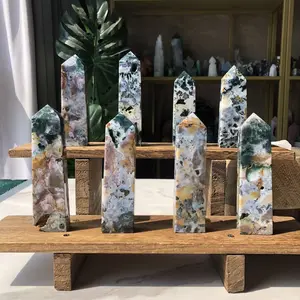 Natural Crystal Ocean Jasper Point Collection