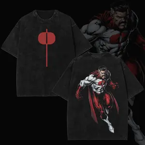Vintage Animated Viltrum Hero Omni-Man Inspired T-Shirt – Retro 2000s Nolan Grayson Invincible Graphic Tee, Viltrumite Superhero Shirt, Unisex Streetwear Cotton Tee