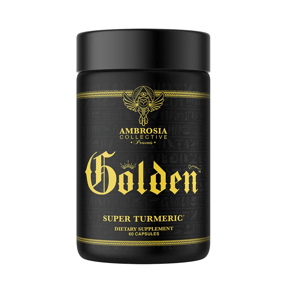 Ambrosia Golden Super Turmeric | Bioavailable Curcumin Formula | 765 mg Curcuminoids per Serving | Vegan Veggie Capsules | 60 Count (30-Day Supply)