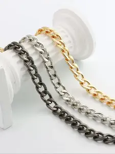 Durable Iron Bag Chain, Adjustable Metal Replacement Chain for Handbags, Crossbody Bags, Shoulder Bags DIY Accessories, 20-140cm, Chain Strap, Fashionable Chain Strap, Bag Chains For Handbags