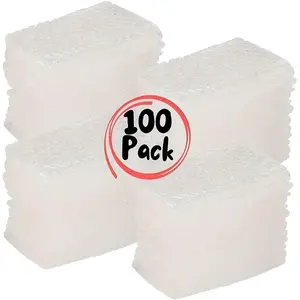 100 Transparent Bubble Bags, Single Layer Buffer Packaging for Fragile Items, Ideal for Transporting Electronics and Dishes, Shipping Supplies