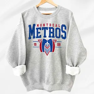 Vintage 90s Montreal Metros Crewneck, Crewneck Montreal Metros Sweatshirt, Heated Rivalry Hockey Jersey Hudson Williams Connor Storrie Shirt