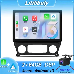 Car Stereo for Chevy Silverado GMC Sierra 2014-2018 touch screen has Android Auto Wireless Carplay, Bluetooth WIFI supports GPS Navigation（With Bose system, you need to purchase an additional fiber optic box! ! !）