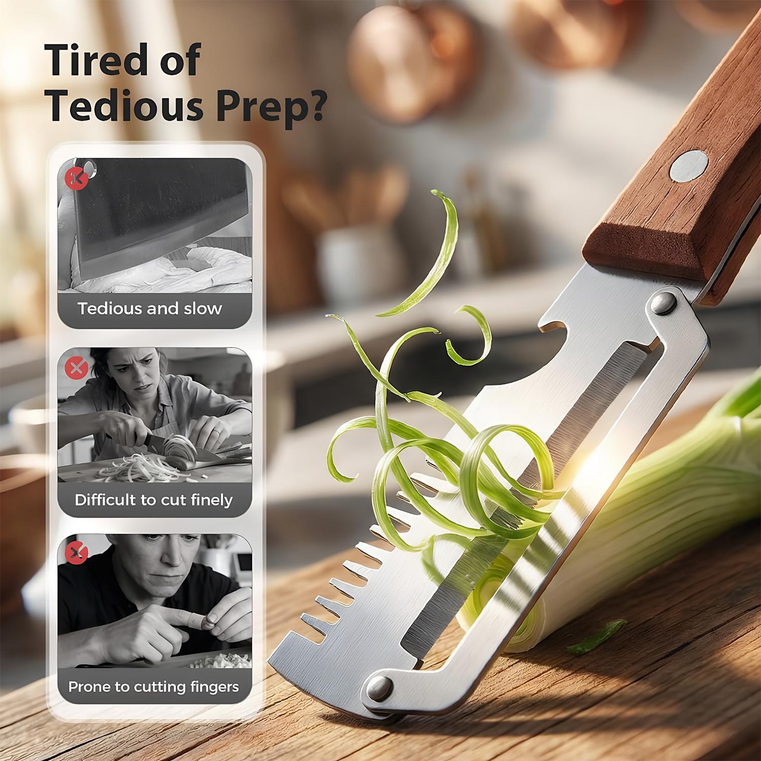 Multi-Functional Vegetable Peeler for Kitchen,Premium Stainless Steel & Durable Wooden Handle, Ergonomic Multi-Purpose Fruit Peeler for Kitchen, Sharp Durable Tool for Sugarcane, Pineapple & All Produce