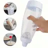 Handheld 4.5-Cup Pancake Batter Dispenser with Scale-Guided Mix, Blender Balls, Smooth Pour Spout - Kitchen Utensils Accessories, Pressure-Release Cap, Spill-Safe Design, Dishwasher Safe for Cupcakes, Muffins, Draw Shapes Home Baking Prep