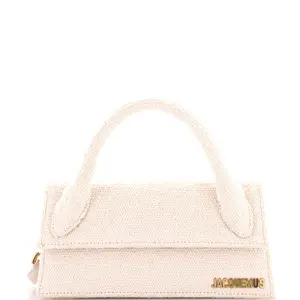 Pre-owned JACQUEMUS Canvas Plain Top Handle Bags Le Chiquito Bag Cotton Long by Rebag