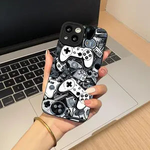 Creative Game Controller Pattern Phone Case, Anti-drop Cellphone Protective Case, Total Protective Shockproof Mobile Phone Cover for iPhone, Casing