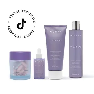 MONAT The IR Supplement + IR Clinical System - for Visibly Stronger Denser Shinier Hair with Saw Palmetto Berry Extract & Niacinamide