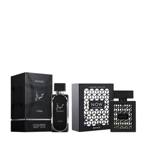 Lattafa Perfumes | Rave NOW + Hayaati Black Bundle | Unisex and Men's Fragrance | 3.4 oz Per Bottle | Musk - Vanilla Pineapple | Fruity - Cinnamon