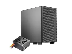 Rosewill Micro ATX Mini Tower Desktop PC Computer Case | Pre-Installed 400W Power Supply | 1 x 120mm PWM Fan | 240mm & 280mm AIO Support | 2 x USB 2.0 | 2 x USB 3.0 - FBM-X5