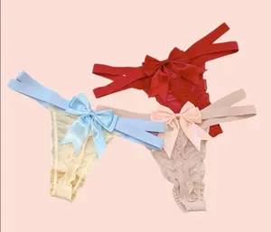 Coquette Bow-Accent Thong