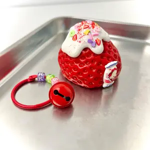 【Buy 3 get 1 free】Sauced Big Strawberriestaba squishy slime squishies tabba squishies kidstoysFood-Grade Silicone Slow-Rising Rebound Squishy Fidget Toys for Stress Relief - Soft Squeeze Toys with Thick Creamy Slime Texture,Handmade Non-Toxic Sensory Toys