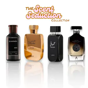 Scent Seduction Collection | Bharara King - Hawas Elixir -  Hayaati Black - Absolute Noir | Eau De Parfum | 100 ML - 3.4 oz | Lavender, Musk & Woody Notes