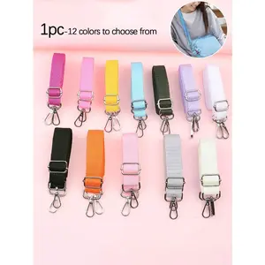 Adjustable DIY Shoulder Strap, Lightweight Durable, Wallet Bag Guitar Water Bottle Backpack Extender, 12 Colors, Women Girls Accessories