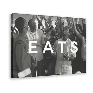 Paid in Full Everybody Eats Poster Movie Poster Cult Classic Film Wall Art Hypebeast Wall Art for Bathroom, Restroom, Nursery, Kids Room men's accessories lovely gift jesus