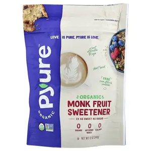 Pyure Organic Monk Fruit Sweetener, 12 oz (340 g)