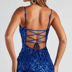 20232025 Women's Summer Sequin Suspender Sexy Hip Wrap Slim Mini  black formal strappy  shiny dress2025 Polka Dot Dress