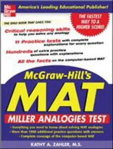 USED-McGraw-HIll's MAT: Miller Analogies Test by Kathy Zahler (Paperback)