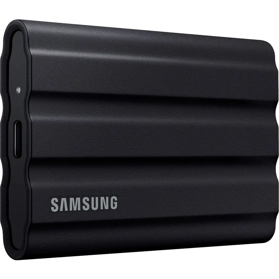 Samsung Portable SSD T7 Shield - USB 3.2 Interface, 2TB Capacity Portable Storage, Black MU-PE2T0S/AM