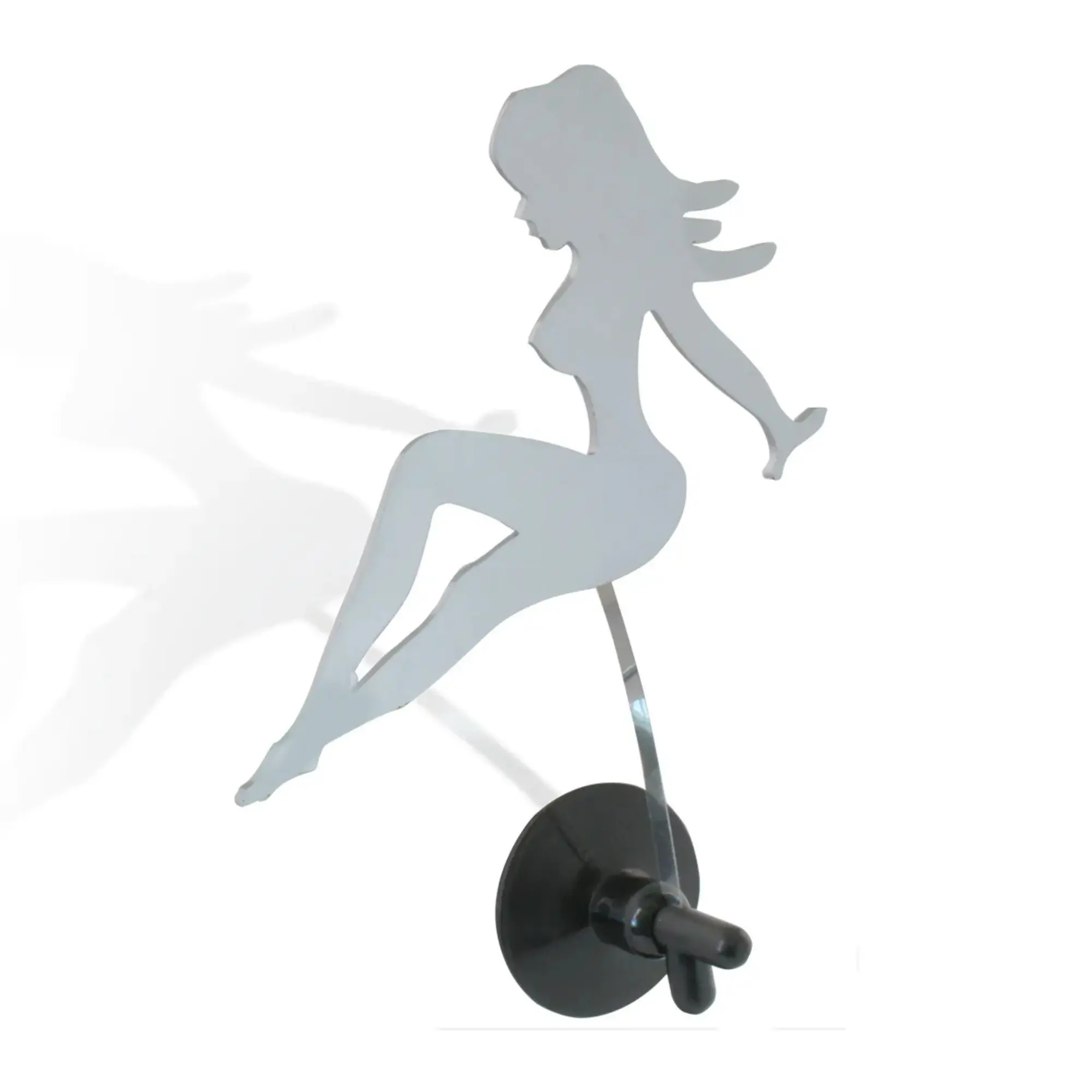 Grand General Waving Lady Window Accent, Car Accessories, Stuff for Truck, Car Exterior Decoration