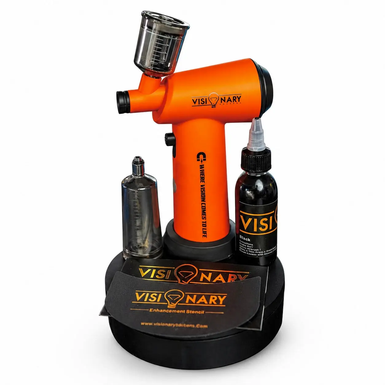 Visionary Airbrush Kit - Atomic Orange Visionary Airbrush Kit - Atomic Orange