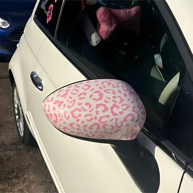 3pcs Leopard Print Sticker Pack - 5.9-inch - Leopard Car Stickers, Automotive Decals - Waterproof Decorative Car Parts - Rearview mirrors and Windows - Easy-to-apply vinyl - Decal For Cars Vehicle Decoration