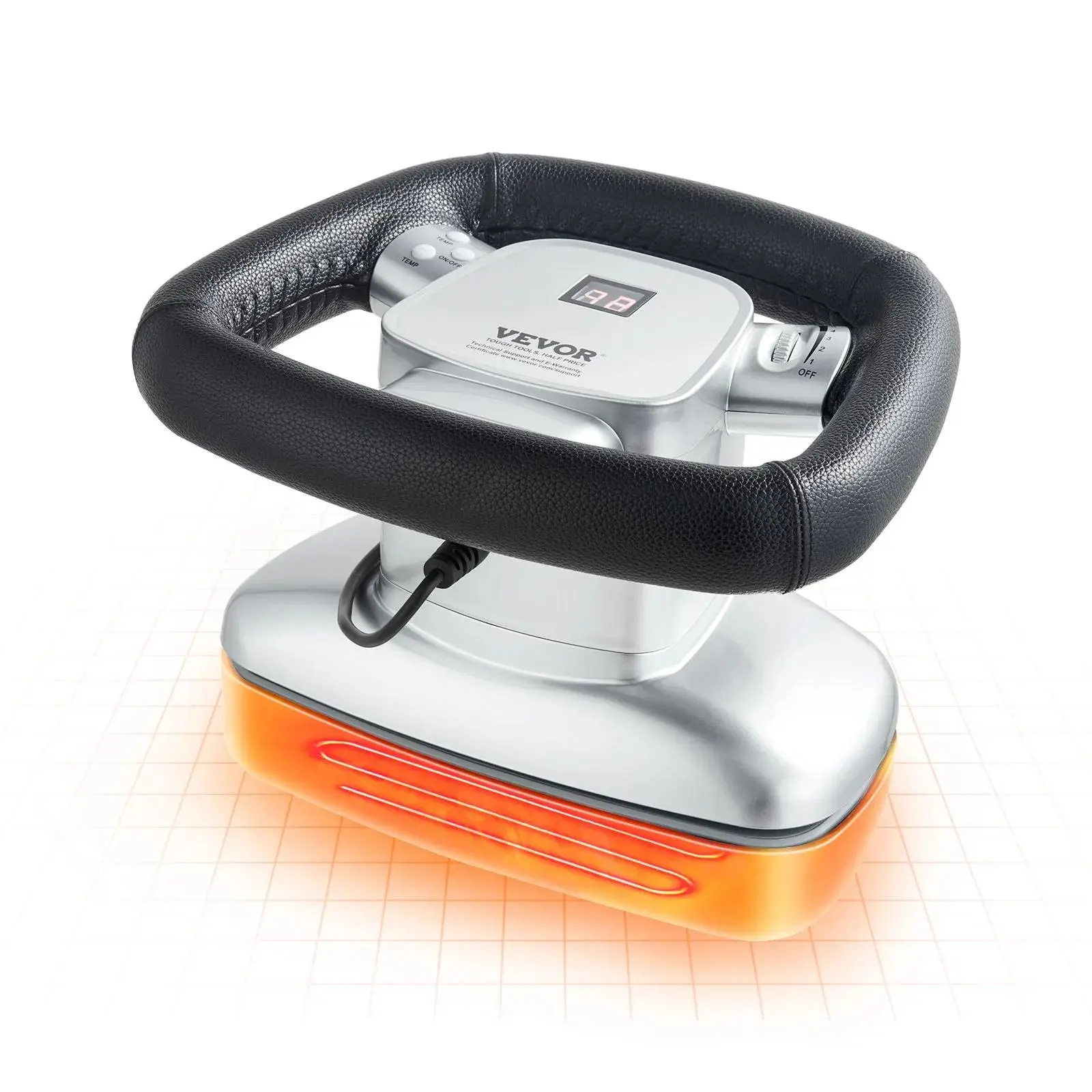 【summerfinds】VEVOR Chiropractic Massager,  400-4600rpm Variable Speed Professional Vibrating Therapy Massager, Handheld Therapeutic Orbital Body Massager for Back, Neck, Shoulder Muscle Pain Relief