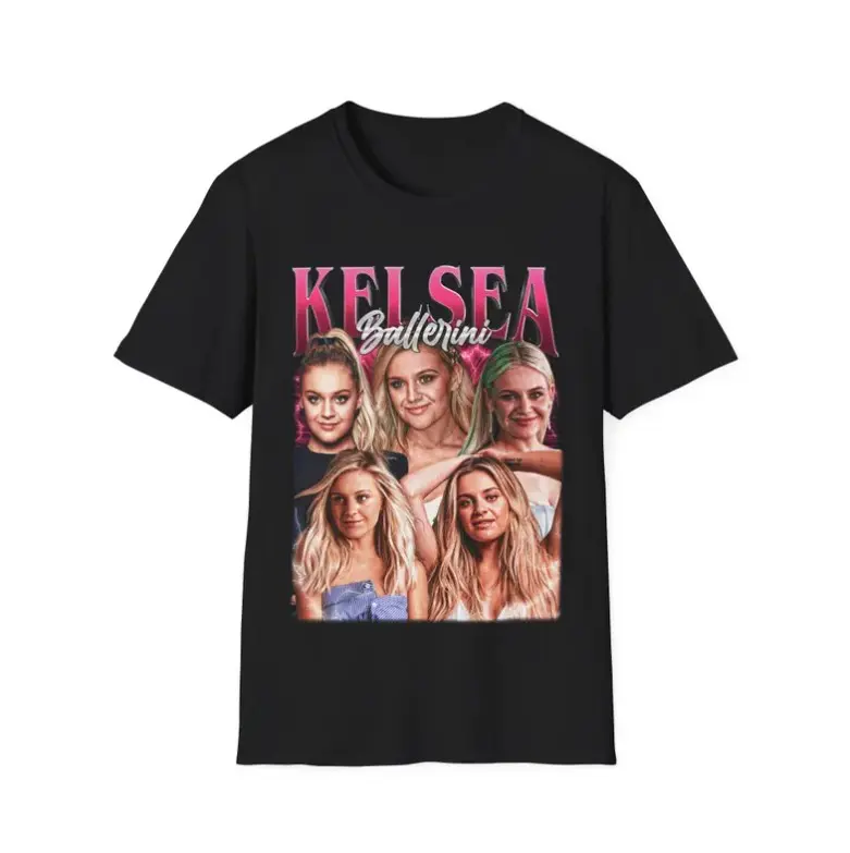 Kelsea Ballerini Tee, Unisex T-Shirt with Kelsea Ballerini, Music Fan Gift, Graphic Tee, Casual Top, Unisex Tee, Gift For Fan, Top Women Menswear