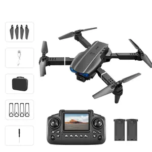 E99 MAX Drone with 4K Camera LED Lights 15-Min Flight Time With 2 Batteries 30 Minutes 2.4GHz Control 200m Distance Rechargeable Screen Remote Control