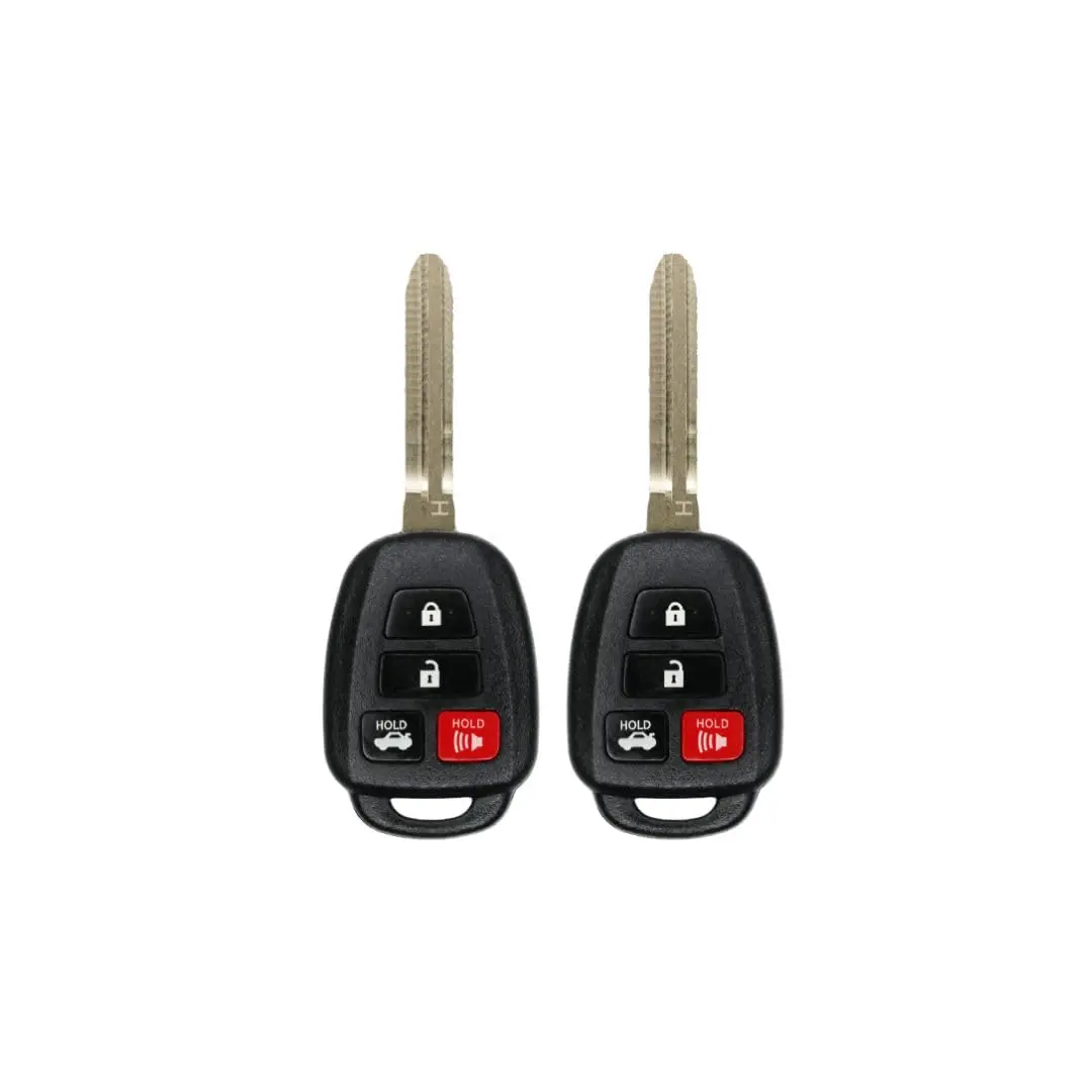 Keys4Less 2014-2019 Toyota Camry Corolla Key Fob - Fcc: Hyq12Bdm  Hyq12Bel - Pn: 89070-02880 - 4 Button