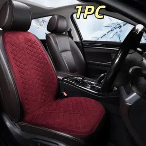 Car Heated Seat Cushion Winter Seat Warmth 12V Fast Heating Plush Electric Blanket Car Seat Pad, Automotive Heater Mat