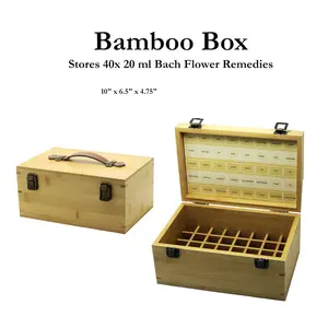 Bach Flower, Bamboo Box, storage boxes