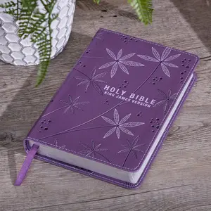 KJV Holy Bible, Compact Faux Leather Red Letter Edition - Ribbon Marker, King James Version, Purple (KJV Compact Editions) Imitation Leather