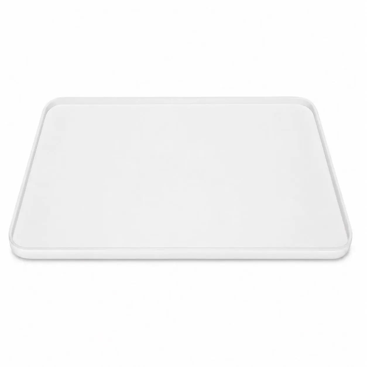 Mini Fridge Silicone Drip Tray Mat 13 x 9 Inch Raised Edge Leak Resistant Floor Protector for Refrigerator Portable AC Washing Machine Black