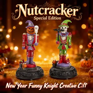 New Year Music Box: Whimsical Knight Creative Gift - Nutcracker Special Edition Nutcracker Indoor/Outdoor Decorative Figurine - Unique Gift Statue Decoration valentines gift for bf valentine gifts valentines gift ideas valentine's classroom gifts
