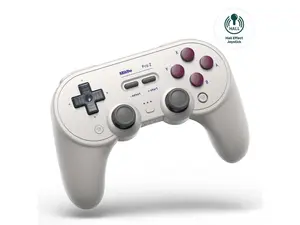8Bitdo Pro 2 Bluetooth Wireless Gaming Controller with Hall Effect Joystick Update for Switch, PC, Android, and Steam Deck & Apple - G Classic
