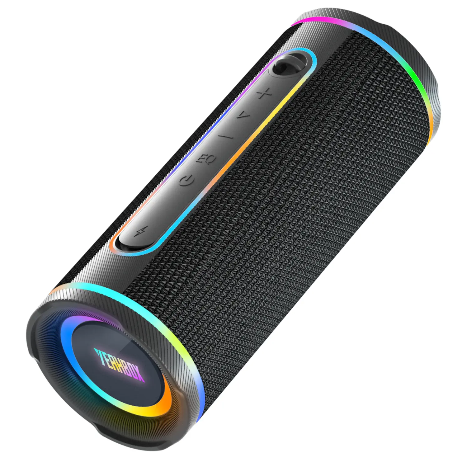 YEAHBOX X Boom Go Portable Bluetooth Speaker, 40W Hi-Fi Audio, Dome Tweeter, Track Bass, Dual EQ, IP65/IP67 Water & Micro Dust Resistant, RGB LED Light, TWS Stereo, Bluetooth 5.4, 10H Playtime, USB-C Charging, AUX+SD Compatible, Camping Use