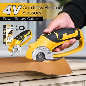 Saker Cordless Electric Scissors,Rechargeable Fabric Scissor with LED Light,Power Rotary Cutter for Leather Carpet Plastic Cutting,Sewing,Crafting Saker Cordless Electric Scissors,Rechargeable Fabric Scissor with LED Light,Power Rotary Cutter for Leather Carpet Plastic Cutting,Sewing,Crafting