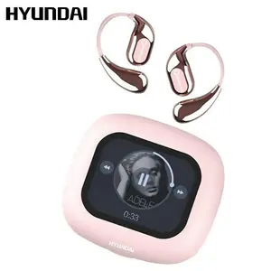HYUNDAI HY Q18 PRO Electronic Earbud Bluetooth Headset with Full Color Touch Screen, Audio Wireless Headphones for Music & Phone Calls