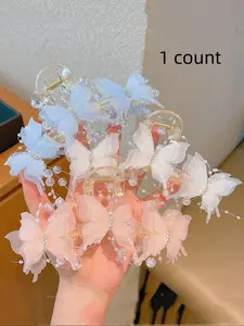 Butterfly Design Hair Claws, Cute Hair Accessories for Women & Girls, Minimalist Headwear Suitable for Thick Hair, Fashion Hair Accessories for Party, Daily Clothing Decor, Hair Clip