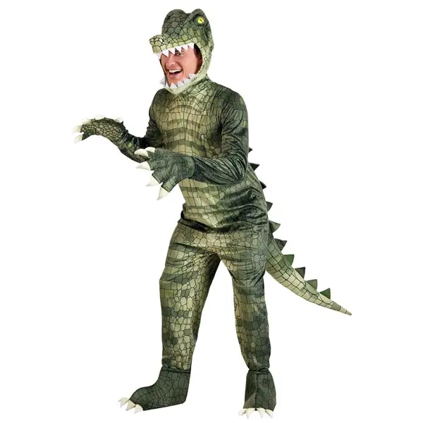 Plus Size Adult Dangerous Alligator Costume