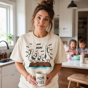 Seagull Mom Mom Mom Personalized Shirt, Custom Name Mom Tee, Funny Mother's Day Gift For Mom, Comfort Colors Seagull Shirt