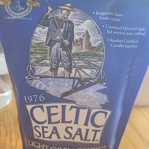 Natural Celtic Sea Salt Light Grey Coarse - Unrefined, Gluten-Free Mineral Salt with 70+ Trace Minerals, GMP Certified, Sustainably Harvested - Versatile for Cooking, Finishing - 0.5lb Resealable Bag, Marinade