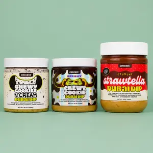 Strawtella + Chewy Cookie Dubai Dip + Cookies N Cream Dubai Dip