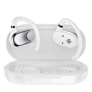 DF SKU1 Open Ear TWS Wireless Earbuds Adjustable Hanging Design Rich Bass HiFi Stereo Sound Long Battery Life for Outdoor Sports Daily Music Call Use