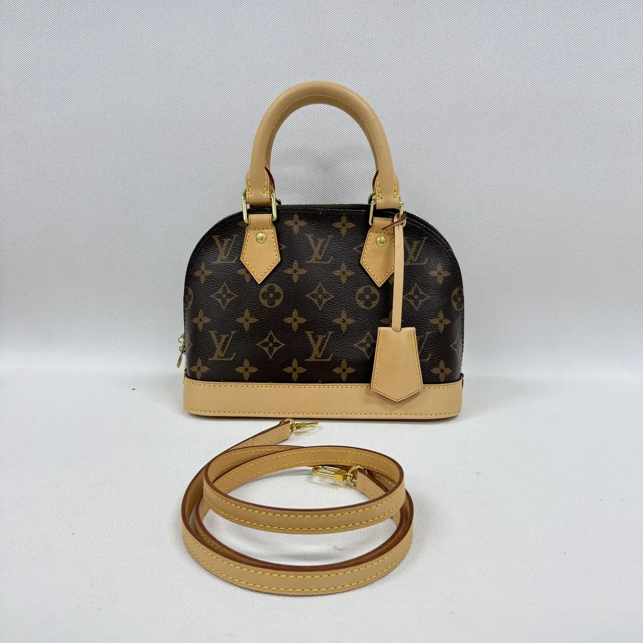 Pre-owned Louis Vuitton coated canvas Crossbody Bags Alma BB [senza 2]