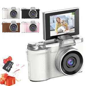 Foldable Screen Student Camera, Retro Ccd Filter, Entry-Level Digital Camera, 1080P HD Travel Essential, Mini Gift for Teenagers, Beginner Digital Camera