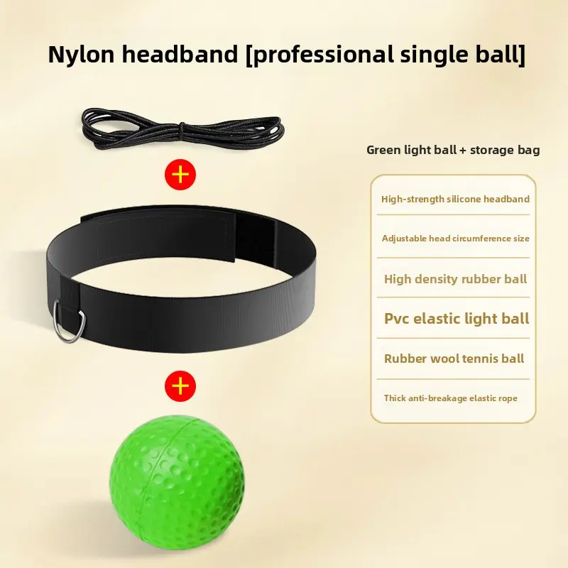 Headband reaction ball + green soft ball